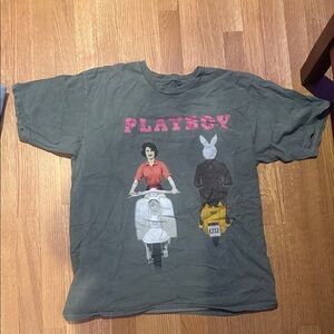 PLAYBOY Green Graphic Tee